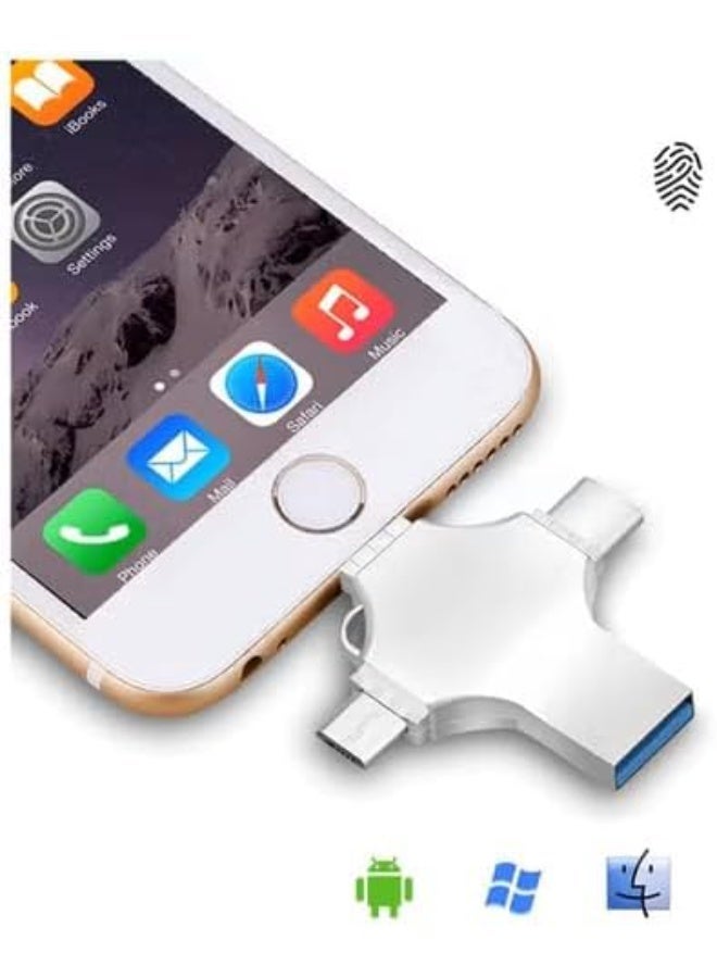 M.A&F's 512GB OTG 4 in 1 USB Flash Drive for iPhone,External Storage Thumb Drive Photo Stick USB 3.0 Memory Stick Jump Drive PhotoStick for iPad, Android,PC (512.0, GB) - Image 5